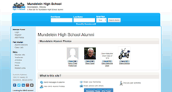 Desktop Screenshot of mundeleinhighschool.org